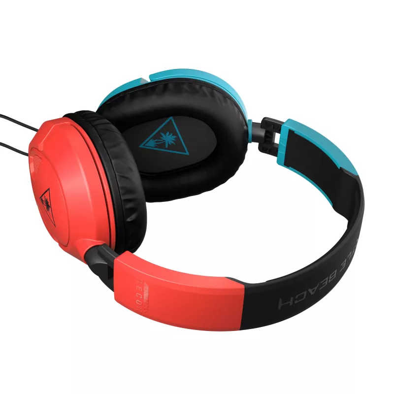 Turtle Beach Recon 50 ausinės laidinės ant galvos skirtos žaidimams mėlynos, raudonos