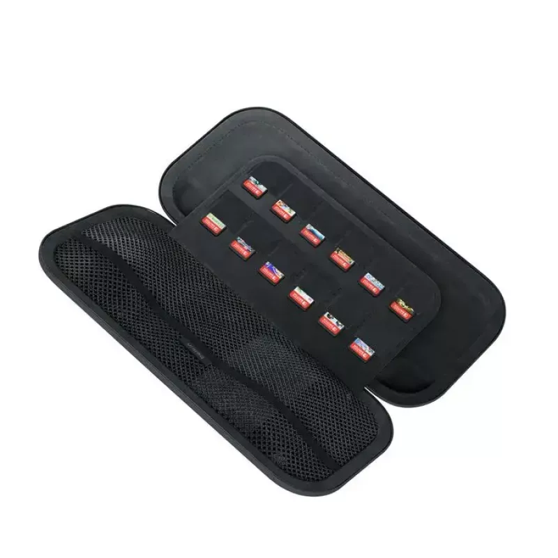 Kietas kelioninis dėklas Belkin ENA002HQCH, skirtas Nintendo, juodas — 145×293×46 mm