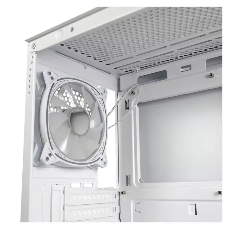 PC korpusas LC-Power LC-715W-ON Midi Tower baltas