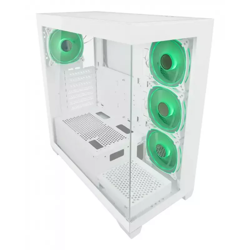 PC korpusas LC-Power LC-715W-ON Midi Tower baltas