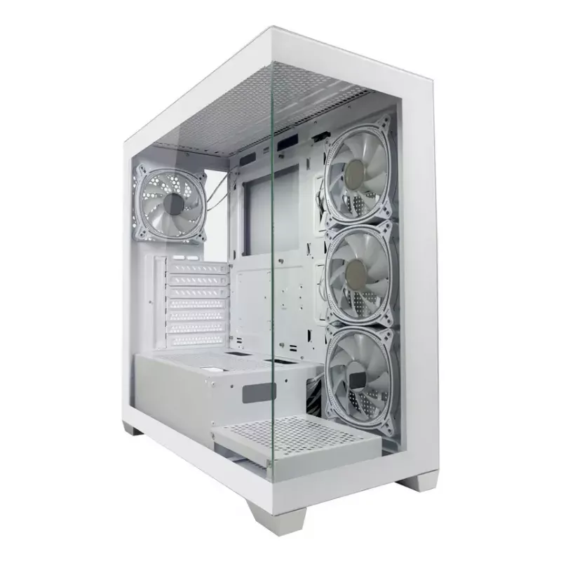 PC korpusas LC-Power LC-715W-ON Midi Tower baltas