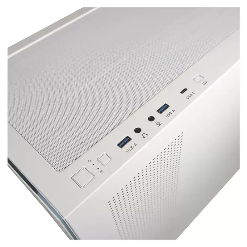 PC korpusas LC-Power LC-715W-ON Midi Tower baltas