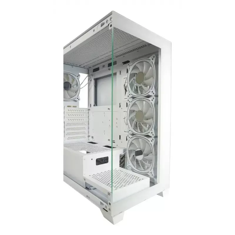 PC korpusas LC-Power LC-715W-ON Midi Tower baltas