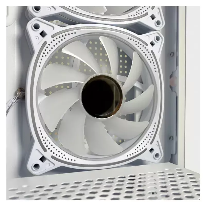 PC korpusas LC-Power LC-715W-ON Midi Tower baltas