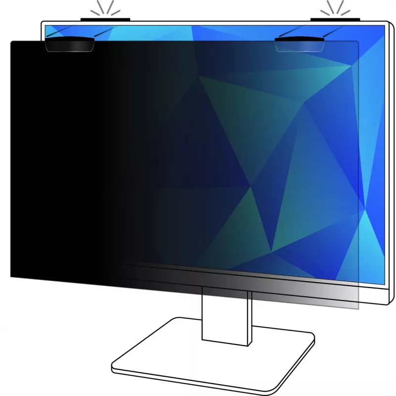3M privatumo filtras 25 colių viso ekrano monitoriui su COMPLY™ magnetiniu tvirtinimu, 16:9, PF250W9EM