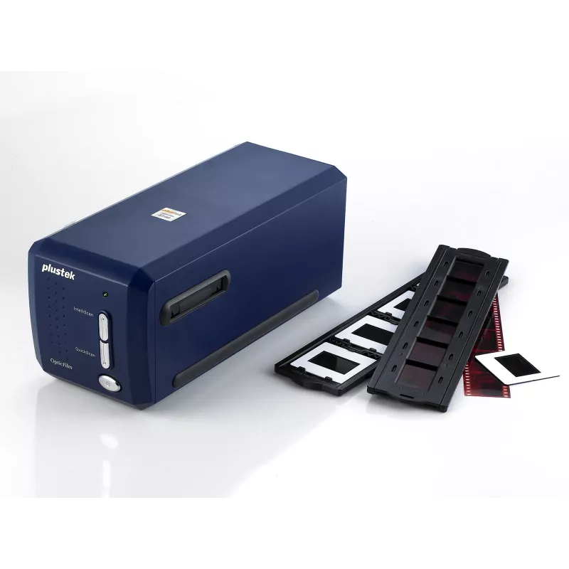 Plustek OpticFilm 8100 juostelių / skaidrių skaitytuvas 7200 x 7200 DPI mėlynas