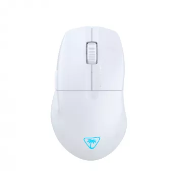 Turtle Beach Pure Air White - itin lengva belaidė ergonomiška RGB žaidimų pelė, 26K DPI optinis jutiklis, 125h baterija, RGB apšvietimas