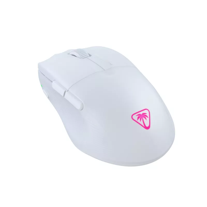 Turtle Beach Pure Air White - itin lengva belaidė ergonomiška RGB žaidimų pelė, 26K DPI optinis jutiklis, 125h baterija, RGB apšvietimas