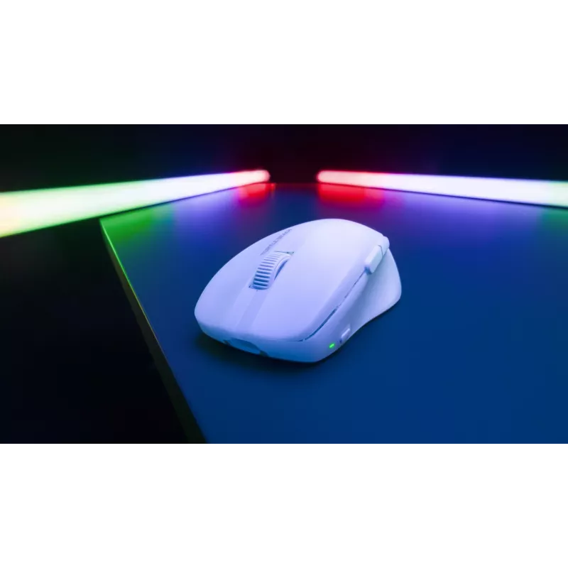 Turtle Beach Pure Air White - itin lengva belaidė ergonomiška RGB žaidimų pelė, 26K DPI optinis jutiklis, 125h baterija, RGB apšvietimas
