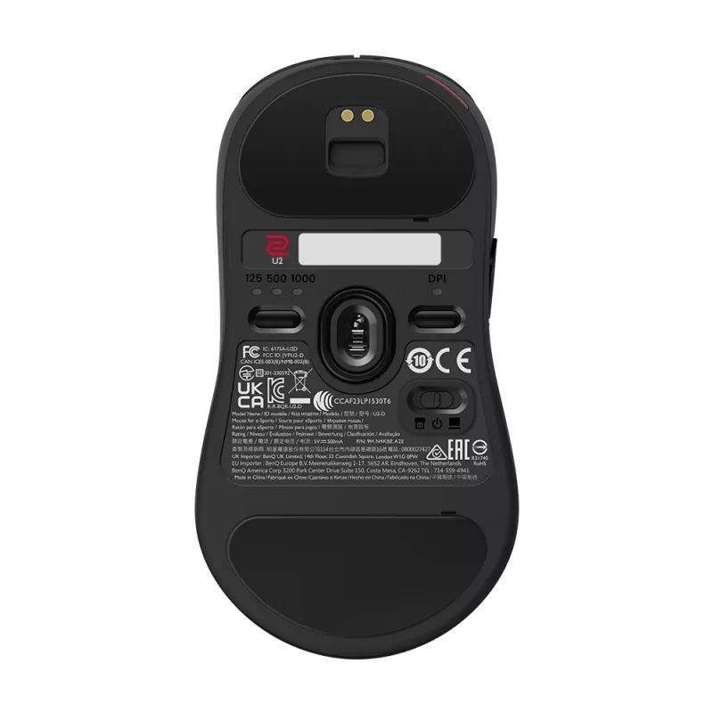 ZOWIE U2 pelė Žaidimams Abiem rankoms tinkama RF Belaidė Optinė 3200 DPI