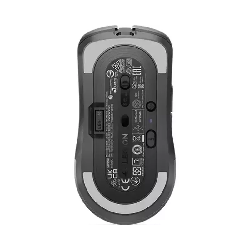 Lenovo M600s pelė, žaidimų, abiem rankoms tinkama, RF belaidė + Bluetooth + USB Type-C, optinė, 19000 DPI