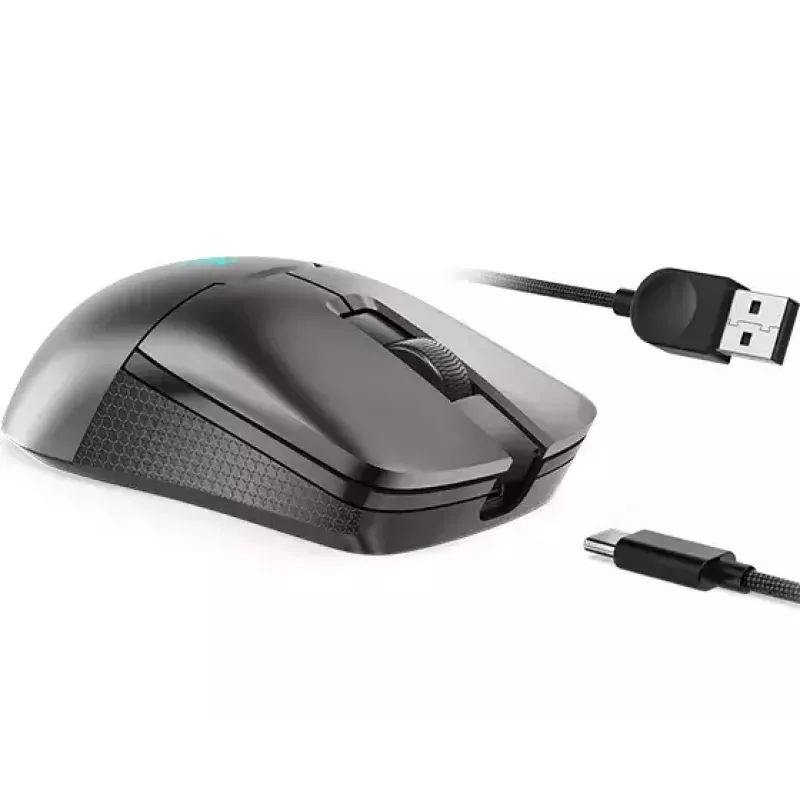 Lenovo M600s pelė, žaidimų, abiem rankoms tinkama, RF belaidė + Bluetooth + USB Type-C, optinė, 19000 DPI