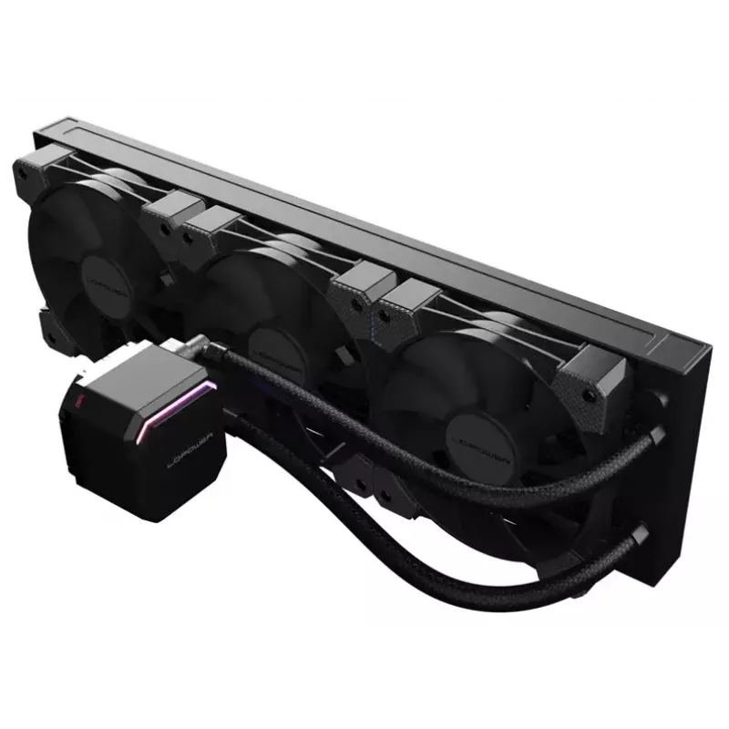 Universali skysčio aušinimo sistema LC-Power LC-CC-360-B 12 cm juoda