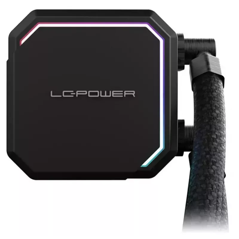 „Viskas viename“ skysčio aušintuvas LC-Power LC-CC-240-B-ARGB 12 cm juodas