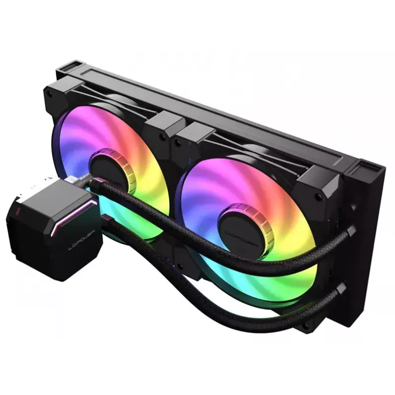 Viskas viename skysčio aušintuvas LC-Power LC-CC-280-B-ARGB