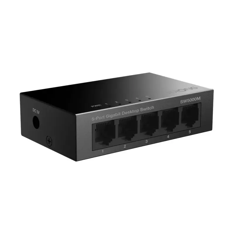 Strong SW5000M tinklo komutatorius Gigabit Ethernet 5 prievadai 10 Gbit/s