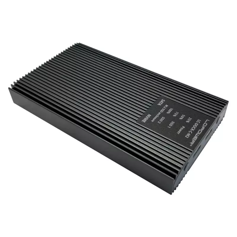 SSD korpusas LC-Power LC-DOCK-C-M2 2 M.2 diskams 10 Gbit/s antracito