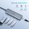 Ugreen 70336 sąsajos šakotuvas USB 3.2 Gen 1 (3.1 Gen 1) Type-C 5000 Mbit/s