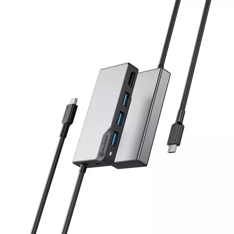 ALOGIC USB-C Fusion CORE 5-in-1 Hub V2 USB 3.2 Gen 1 Type-C 100W maitinimo tiekimas