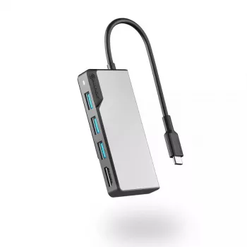 ALOGIC USB-C Fusion CORE 5-in-1 Hub V2 USB 3.2 Gen 1 Type-C 100W maitinimo tiekimas