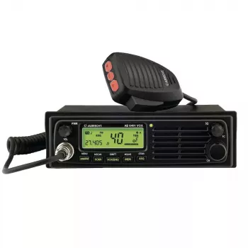 Automobilinė CB radijo stotis Albrecht AE 6491 VOX su LCD ekranu, 12/24 V
