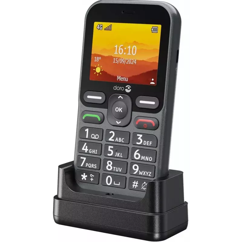 Išmanusis telefonas Doro Leva L10, 6,1 colio, 32 GB, grafitas