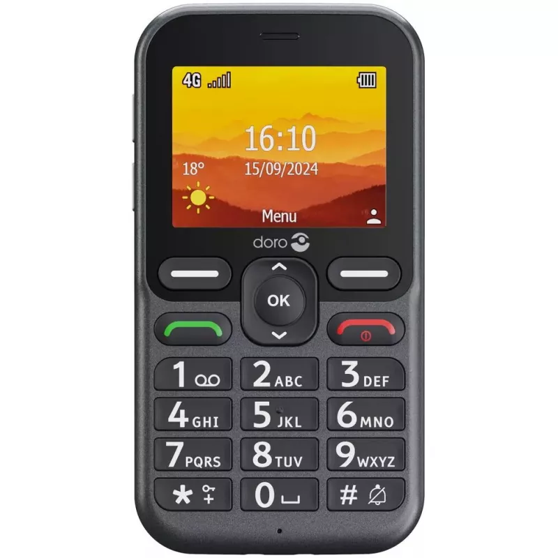 Išmanusis telefonas Doro Leva L10, 6,1 colio, 32 GB, grafitas