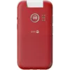 Mobilusis telefonas Doro Leva L20 4G, 2,8 colio ekranas, raudonai baltas