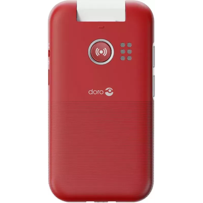 Mobilusis telefonas Doro Leva L20 4G, 2,8 colio ekranas, raudonai baltas
