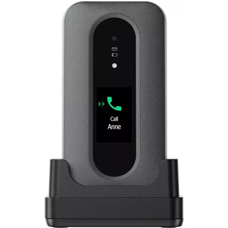 Mobilusis telefonas Doro Leva L30 5,0 colio grafito-balta