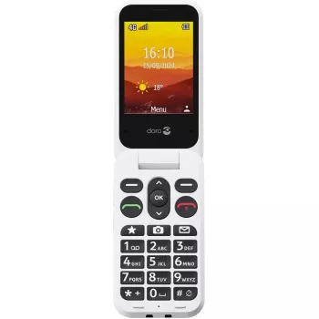 Mobilusis telefonas Doro Leva L30 5,0 colio grafito-balta