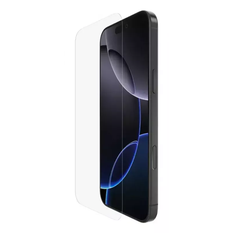 Ekrano apsauga Belkin ScreenForce, skirta iPhone 16 Pro Max, antibakterinė, atspari smūgiams ir įbrėžimams