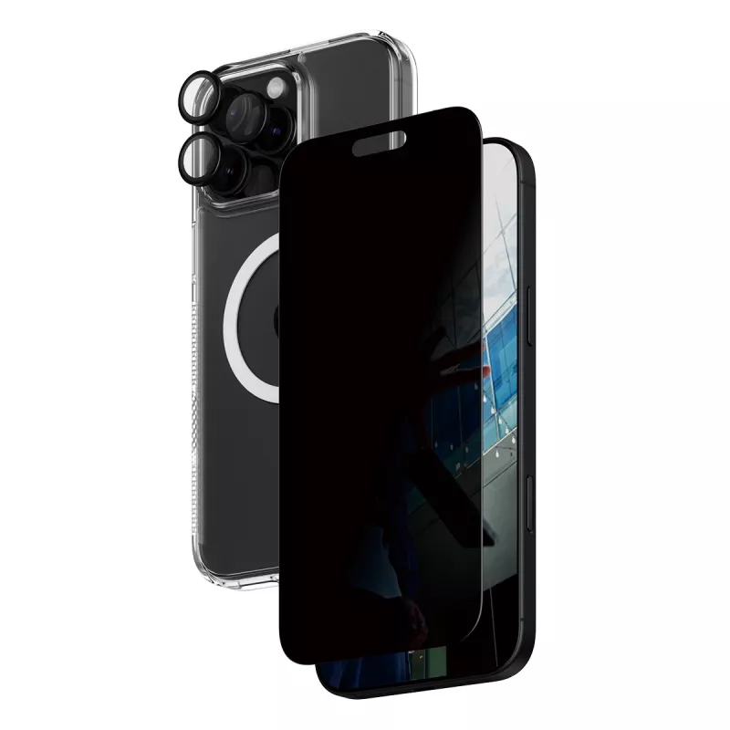 PanzerGlass ® 3-in-1 privatumo apsaugos rinkinys iPhone 16 Pro Max