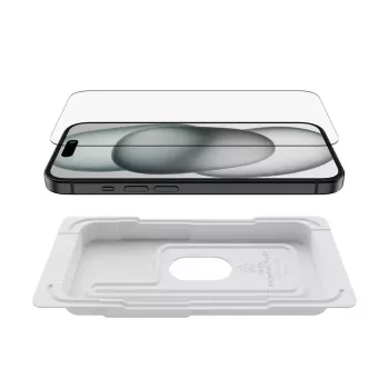 Ekrano apsauga Belkin ScreenForce Apple iPhone 15 nuo smūgių ir įbrėžimų