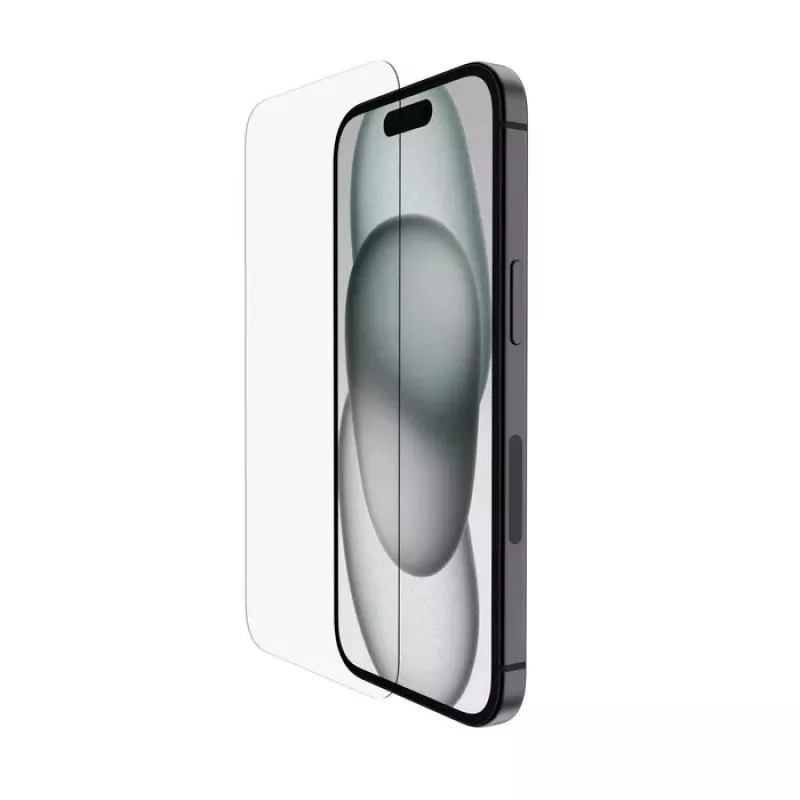Ekrano apsauga Belkin ScreenForce Apple iPhone 15 nuo smūgių ir įbrėžimų