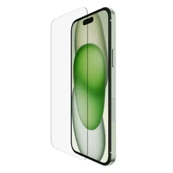 Ekrano apsauga Belkin ScreenForce, skirta iPhone 15 Plus, smūgiams ir įbrėžimams atsparus grūdintas stiklas