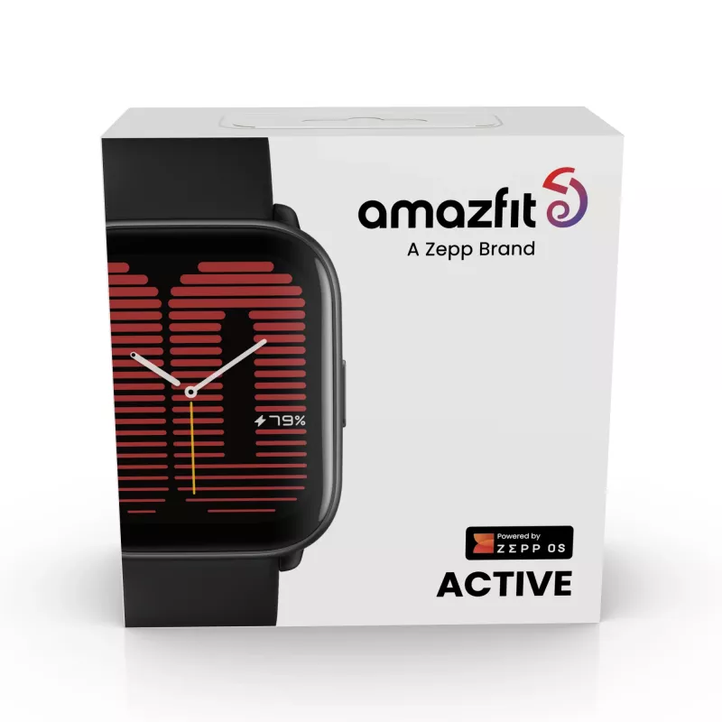 Amazfit Active 4.45 cm (1.75) AMOLED Digital 390 x 450 pixel touchscreen Juoda GPS (W2211EU5N)