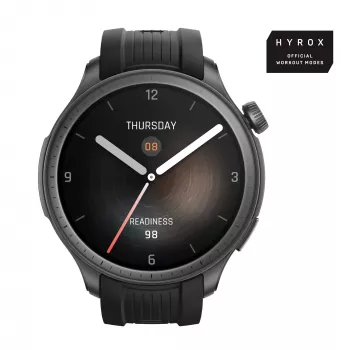 Amazfit Balance 3,81 cm (1,5 colio) AMOLED 46 mm Skaitmeninis 480 x 480 pikselių Liečiamas ekranas Juodas Wi-Fi GPS (palydovas)