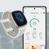 Išmanusis laikrodis „Fitbit Sense 2“ su skaitmeniniu jutikliniu ekranu, juodas