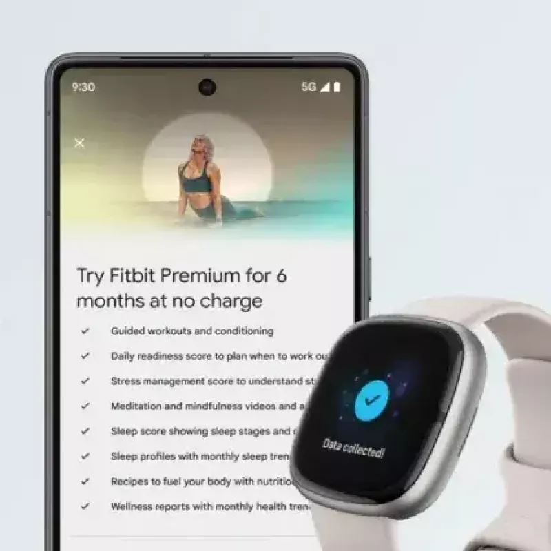 Išmanusis laikrodis „Fitbit Sense 2“ su skaitmeniniu jutikliniu ekranu, juodas
