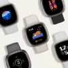 Išmanusis laikrodis „Fitbit Sense 2“ su skaitmeniniu jutikliniu ekranu, juodas