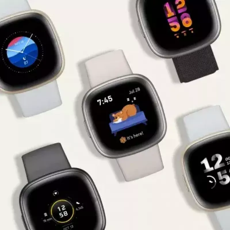 Išmanusis laikrodis „Fitbit Sense 2“ su skaitmeniniu jutikliniu ekranu, juodas