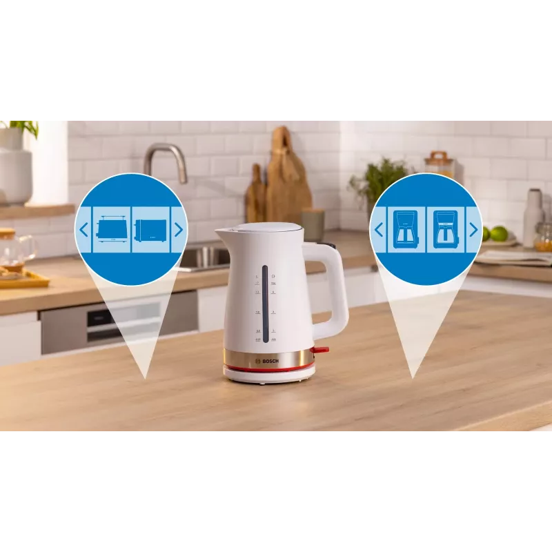 Bosch TWK4M221 elektrinis virdulys 1,7 l 2400 W baltas