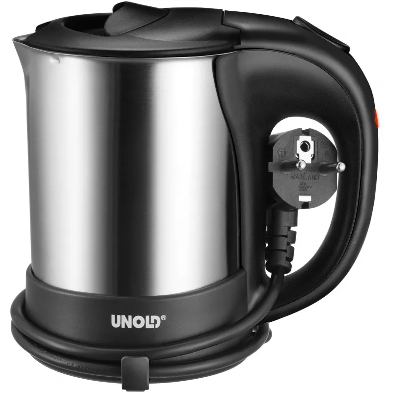 Unold 18575 elektrinis virdulys 0,5 l 1000 W juodas, nerūdijantis plienas