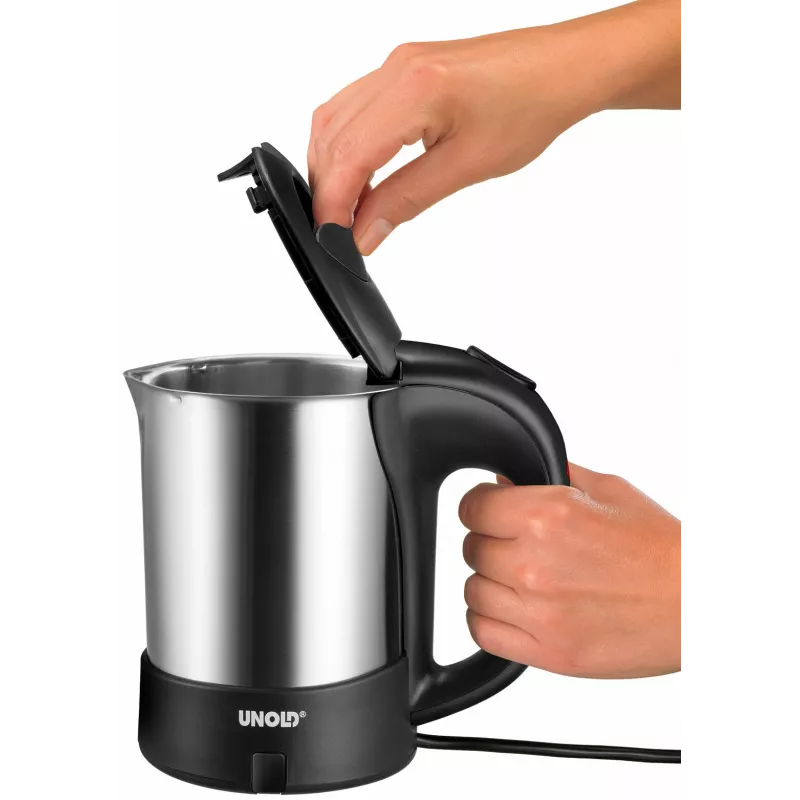 Unold 18575 elektrinis virdulys 0,5 l 1000 W juodas, nerūdijantis plienas