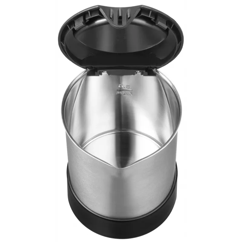Unold 18575 elektrinis virdulys 0,5 l 1000 W juodas, nerūdijantis plienas