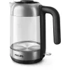 Philips 5000 serijos HD9339/80 stiklinis virdulys, 1,7 l, 2200 W, stiklas, nerūdijantis plienas, vandens lygio indikatorius, belaidis