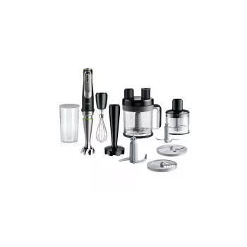 Braun MultiQuick 9 MQ 9187XLI 0,6 l panardinamasis trintuvas 1200 W juoda, nerūdijantis plienas