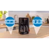 Kavos virimo aparatas Bosch TKA3M133, 1,4 l vandens talpykla, 15 puodelių talpa, juodas