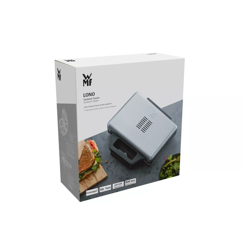 WMF 0415150011 sumuštinių keptuvas 800 W juoda, sidabrinė